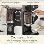 Cuisinart Single-Serve Coffee Maker + Coffee Grinder with 8 oz., 10 oz., and 12 oz. Serving Size, Compatible with Single-Cup Pods, 48-Ounce Removable Reservoir, Stainless Steel, DGB-2 - Image 3