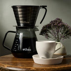 Ethoz Pour Over Set | Stainless Steel Pour Over & Borosilicate Glass Carafe - Image 6