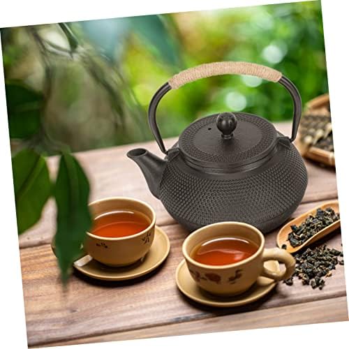 Iron Tea China Teapot Kettle Teapot for Stovetop Metal Teapots Teapot with Infuser Tea Pot Japanese Tetsubin Teapots Stainless Steel Water Bottle Desktop Decor Whistle of, - Image 5