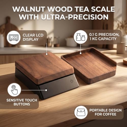 Diydeg Mini Tea Scale, 0.1g Accuracy, 1kg Capacity - Image 2