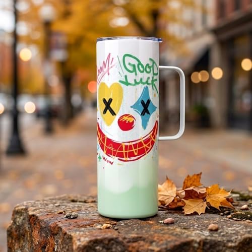 20 oz Sublimation Tumblers with Handle, 8 Pack - Image 3