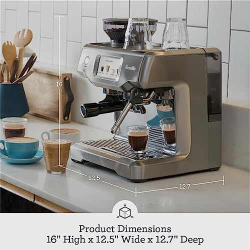 Breville BES880BTR Barista Touch Espresso Machine, Black Truffle - Image 3