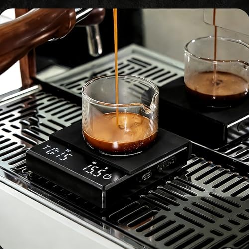 Compact Coffee Scale with Timer, Rechargeable Digital Espresso Scale with 0.1g Readability, Small Coffee Scale for Espresso, Pour Over, Kitchen & Travel Brewing - Image 2