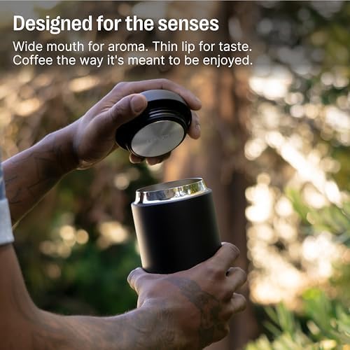 Fellow Carter Wide 12 oz Ceramic Lined Travel Mug with Lid, Coffee & Tea - Image 3