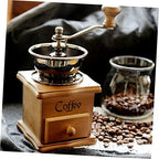 Hand Crank Coffee Bean Grinder with Ceramic Core Wooden 50-60g - Image 6