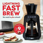 DASH Rapid Cold Brew Coffee Maker, Electric Cold Brew Machine for Smooth Iced Coffee in Minutes, 40 oz Glass Pitcher with Lid, One-Touch Operation, Auto Shut Off - Image 2