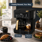 Multi-Brew Coffee Maker – 12-Cup Carafe & Single-Serve Pod or Grounds, Iced Coffee Mode, Programmable Touch Display, Includes Filters (Black Sesame) - Image 2