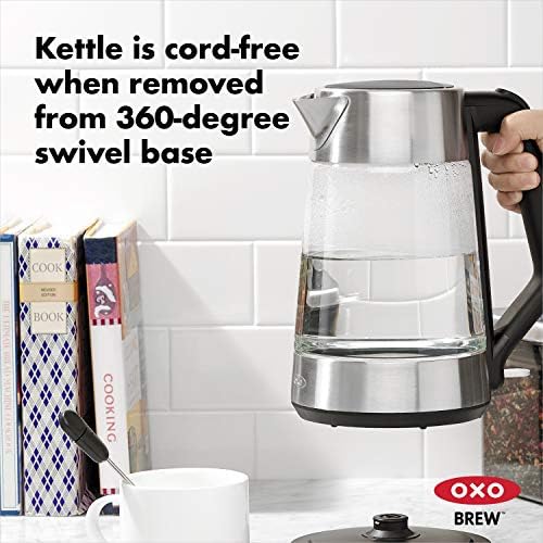 OXO Brew Cordless Glass Electric Kettle, 1.75 L - Image 4