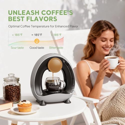 Pods and Grounds Single Serve Coffee Maker,Brew in 1 minute - Image 5