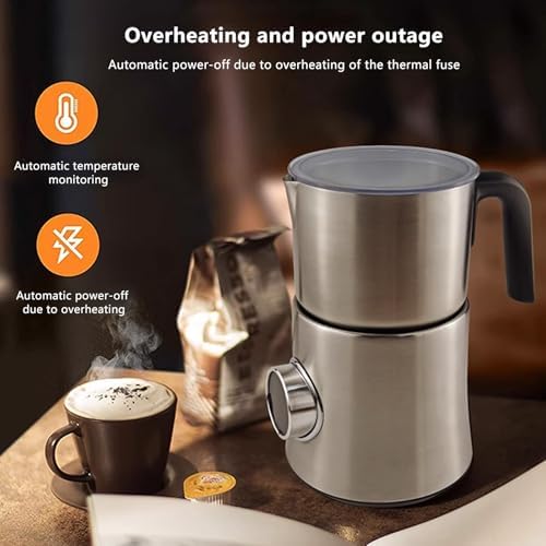 Full-Automatic Steam Boiling Water Frothing Machine,Milk Steamer,900ml Commercial Steam Milk Frother Machine - Image 5