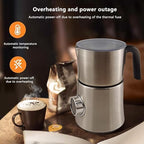 Full-Automatic Steam Boiling Water Frothing Machine,Milk Steamer,900ml Commercial Steam Milk Frother Machine - Image 5