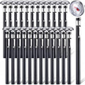 Xuhal 24 Pcs Stainless Steel Kitchen Dial Thermometer 5",Black by Xuhal