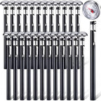 Xuhal 24 Pcs Stainless Steel Kitchen Dial Thermometer 5",Black by Xuhal