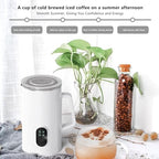 400W Commercial Milk Frother Machine, 580ml Stainless Steel Automatic Foam Maker, Hot Cold Latte Cappuccino Steamer for Home Coffee Shop Use - Image 7