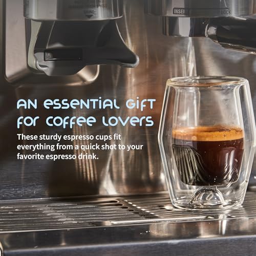 To-Go Espresso Glass Travel Mug with Lid, Reusable Double Wall Glass Tumbler, Fits Most Coffee Makers/Cupholders for Your Car, Gifts for Coffee Lovers, 2-Pack Almost Black Cortado Cups - Image 7