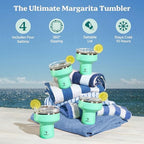 REDUCE Saltini 16oz Margarita Tumbler - Insulated Cocktail Glass - 4 Pack - Image 2