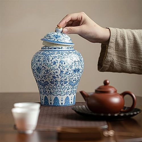 Tea Tins Vintage High-grade Celadon Loose Leaf Tea Canister Kitchen Sealed Storage Jar Tea Warehouse Tea Storage Container - Image 6