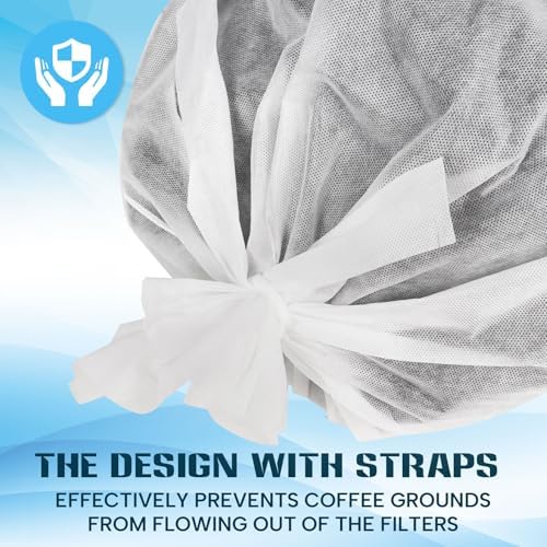 50 Piese Cold Brew Coffee Filters with Drawstring, 20" X 20" Commercial Cold Brew Bags for Commercial Model Cold Brew Coffee Makers and 5 Gallon Systems, Brew Up To 5 LBS Coffee - Image 4