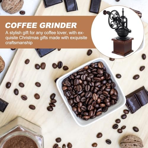 Vintage Mini Manual Coffee Grinder with Grinding Cone for Travel - Image 4