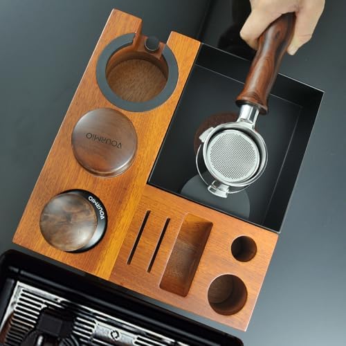 Espresso Tamping Station with Knock Box, for 51-54mm & 58mm tools - Image 2