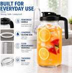 3 Pack 64oz Pitcher with Lid, Ice Tea Pitcher for Fridge - Image 4