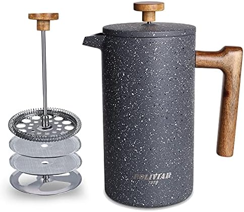 POLIVIAR 34 oz French Press & 12 oz French Press - Image 2