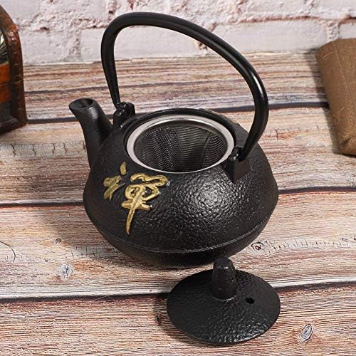Garosa Japanese Cast Iron Teapot, Tetsubin Tea Kettle, 0.3L Stovetop Boiler, Traditional Zen Style - Image 2