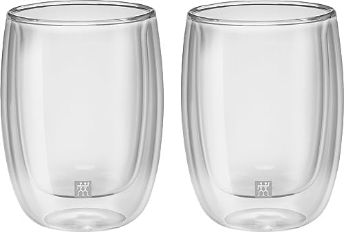 ZWILLING Sorrent 39500-076 Sorrento Double Wall Glass Coffee 6.8 fl oz (200 ml), Set of 2 Pieces, Tumbler, Heat Resistant, Cold Insulation, Double Wall Construction, Coffee Cup, Microwave Safe - Image 2
