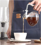 Retro Manual Vacuum Glass Siphon Coffee Maker | 3-5 Cup Percolator for Coffee & Tea Brewing(Size:500ml) - Image 3
