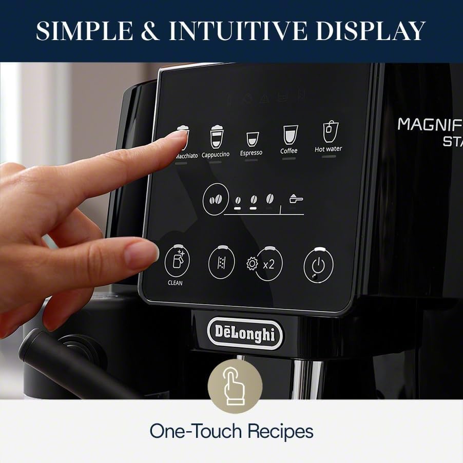 De'Longhi Magnifica Start Automatic Espresso Machine, Milk Frother, Black - Image 2