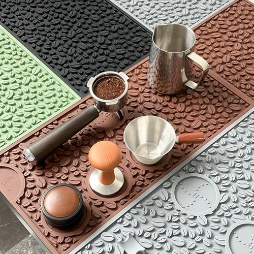 Premium Silicone Coffee Tamper Mats with Nonslip Base and Drainage Design for Homes Kitchen and Cafes Use - Image 6
