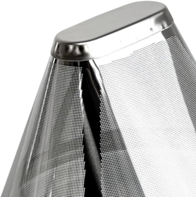 Compatible For KRUPS 304 Stainless Steel Reusable Fine Mesh Filter Basket With Foldable Handle(Large 8-12 cups) - Image 6