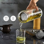 700ML/23.67oz single-layer glass cup, sealed and leak-proof, with lid, heat-resistant cup cover, storage bottle, drinking set, suitable for holding milk, coffee, beverages, etc - Image 7