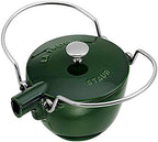 Staub Cast Iron 1-qt Round Tea Kettle - Basil, Made in France - Image 5
