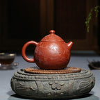 Tea Pots For Loose Tea Purple Clay Teapot, Office Teapot, Creative Retro Round Teapot, Suitable For Most Tea Leaves Tea Infuser Pot - Image 3