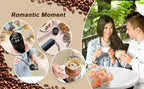 Manual Coffee Bean Grinder with Adjustable Coarseness, CNC Stainless Steel Conical Burr 6 Core, Portable Hand Coffee Bean Mill For Home Use and Camping Travel Black - Image 4