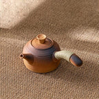 Tea Pots For Loose Tea Red Kiln Side Handle Home Indoor Kung Fu Small Teapot Ceramic Tea Maker Tea Set Tea Infuser Pot(B-700mjl) - Image 3