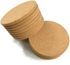 Coasters Cork Coasters, Round & Square, 3-5mm - Image 5