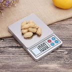Kitchen Food Scales Kitchen Weighing 600G 1/3Kg Electronic Scales Pocket Digital Scales Jewellery Kitchen Food Scales Durable(Black 600g/0.01g) - Image 3