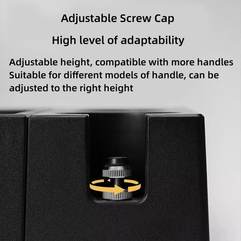 Espresso Knock Box,Plastic Black Coffee knock box,Espresso Tamping Mat,Espresso Accessories Tool for Baristas，Storage 51-58MM Espresso Tamper (Black) - Image 4