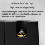 Espresso Knock Box,Plastic Black Coffee knock box,Espresso Tamping Mat,Espresso Accessories Tool for Baristas，Storage 51-58MM Espresso Tamper (Black) - Image 4