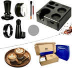 8 Pcs 51mm Espresso Accessories Kit, Tamping Station and Calibrated Coffee Distributor, WDT Tool, Puck Screen, Compatible with Breville and Delonghi, Perfect Espresso Gifts for Coffee Lovers by Unknown