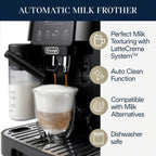 De'Longhi Magnifica Start Automatic Espresso Machine, Milk Frother, Black - Image 5