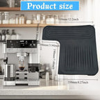 3-in-1 Espresso Accessories Kit Compatible with Ninja Luxe Café ES601 ES701, Aluminum Tamper Station, Silicone Top Mat & Sliding Coffee Bar Mat, Espresso Machine Accessories Organizer - Image 6