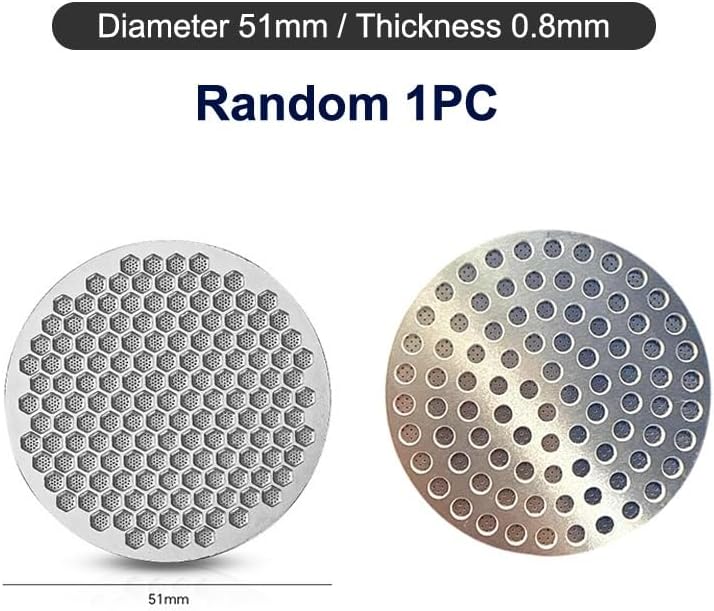 Compatible For Breville Espresso Machine 1 pcs Barista DIY Accessories 58.5mm 53mm 51mm Reusable Coffee Puck Screen Filter 0.8mm(51mm) - Image 2