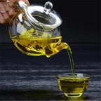 250ml Filterable Heat-resistant Glass Teapot Wall or With Stainless Steel Spring Clear Tea Pot - Image 4