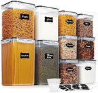 Vtopmart 10 PCS Flour and Sugar Storage Container Sets for Advanced Baker by Vtopmart