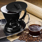 Clever Coffee Dripper | Large 18 oz | Black | BPA-Free | 100 Filters - Image 4