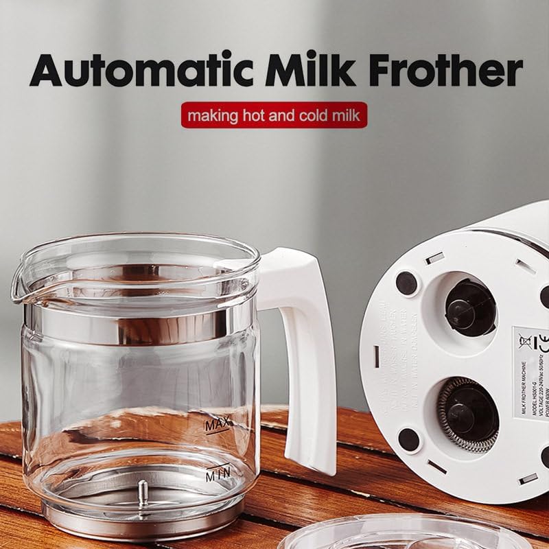 Electric Milk Frother, 4 in 1 and Steamer,250ml Automatic Warm and Cold Foam Maker, For Espresso Hot Chocolate,550w - Image 2