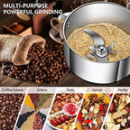 Grain Mill 150g High Speed Food Electric Stainless Steel Grinder Mill Seeds Flour Nut Pill Wheat Corn Herbs Spices & Seasonings Grinder Dry Grain Powder Machine - Image 2